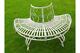 1/2 Tree Bench French Shabby Chic Vintage Style Aged Garden Bench Seat