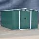 10x8ft Extra Large Outdoor Steel Metal Garden Storage Shed Tool House+foundation