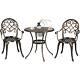 3 Piece Bistro Set Metal Dining Sets, Garden Table 2 Seaters