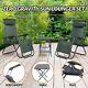 3 Piece Zero Gravity Reclining Garden Chair Sun Lounger +accessories & Table Set