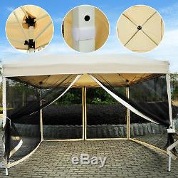 3 x 3m Gazebo Canopy Pop Up Tent Outdoor Garden Party Wedding Shade with Netting