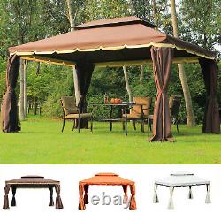 3 x 4 m Aluminium Gazebo Marquee Canopy Pavilion Patio Garden Party Tent 3 Color