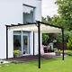 3m Metal Pergola Garden Porch Awning Gazebo Adjustable Canopy Patio Sun Shelter