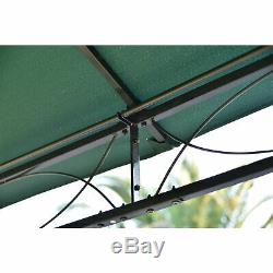 3m x 3m Metal Garden Gazebo Marquee Party Tent Patio Canopy Pavilion + Sidewalls