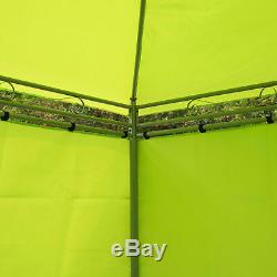 3m x 3m Metal Gazebo Marquee Outdoor Garden Party Tent Canopy Shelter Pavilion