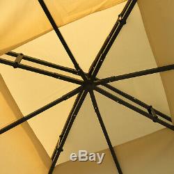 3m x 3m Patio Garden Metal Gazebo Marquee Party Tent Canopy Shelter Pavilion