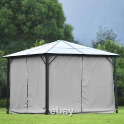 3x3m Heavy Duty Aluminium Pergola Gazebo Canopy Pavilion Patio Garden Party Tent