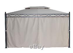 3x4M Metal Gazebo Pavilion Garden Tent Canopy Sun Shade Shelter Marquee Greenbay
