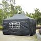 4.5 X 3m Garden Gazebo Heavy Duty Pop Up Marquee Party Tent Wedding Canopy Black