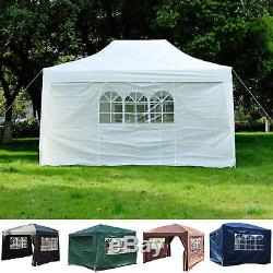 4.5m x 3m Garden Pop Up Gazebo Marquee Party Tent Heavy Duty Canopy