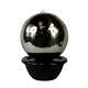 50cm Sphere Luxury Stainless Steel Garden Patio Water Feature With Led Lights