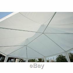 6.8x5M Octagonal Party Tent Gazebo Heavy Duty Wedding Marquee Garden Pagoda Tent