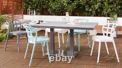 6 seater garden table- grey