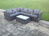 6 Seater Rattan Sofa Coffee Table Set Outdoor Garden Furniture Patio Furniture