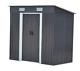 6 X 4 Ft Metal Shed Outdoor Garden Storage Shed Pent Roof Bike Tool Box Storage