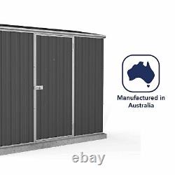7x3 ABSCO METAL GARDEN SHED PENT SPACE SAVE SNAP TITE MONUMENT STORE 7FT 3FT