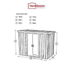 845 Yardmaster Pent Metal Garden Shed Maximum External Size 6'6 W x 3'11 D