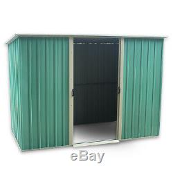 8x4', 8x6', 8x8', 8x10' Metal Garden Shed with Storage Base Garage House Outdoor UK