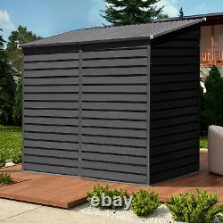 9 x 5ft Large Garden Shed Storage Outdoor Warehouse Metal Roof Building Lockable