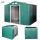 9x6 Garden Storage Shed Metal Pent Tool Shed House Galvanized Steel Foundation