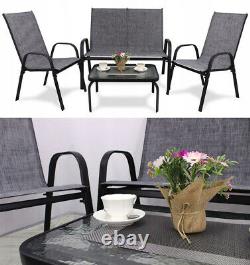 A set of garden furniture sofa + table + chairs