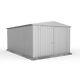 Absco Utility Workshop 10' X 15' Titanium Apex Roof Metal Garden Storage Shed