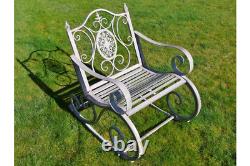 Antique Style Rocking Chair Metal Garden Chair Industrial Rocking Chair 4846s