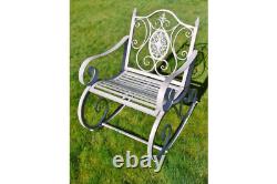 Antique Style Rocking Chair Metal Garden Chair Industrial Rocking Chair 4846s