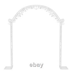 Artistic Style Garden Arch Arbor Trellis 7.8Ft Wide Sturdy Outdoor Metal Archway