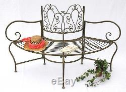 Bench JC112287 made from metal Garden bench Seat Tree bench 2-Seater 135cm round