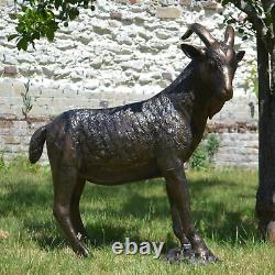 Billy Goat Bronze Metal Garden Statue