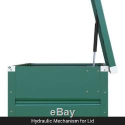 BillyOh Boxer Galvanized Steel Metal Storage Chest Box Garden Tool Store Unit