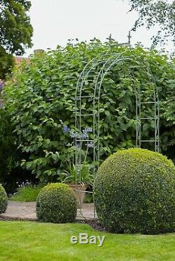 Boutique Metal Garden Arch by Tom Chamber Plant Support Arched Gateway