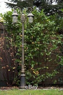 Candelabra outdoor lamp post classic garden path light victorian style 105116