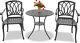 Centurion Supports Positano Luxurious Garden & Patio Table & 2 Large Chairs Grey