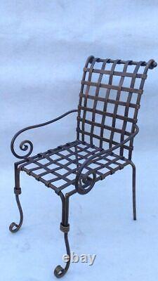 Chair Metal Furniture Stool Garden Decor