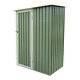 Charles Bentley Garden Shed In Green Made Of Steel Weather Proof