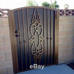 Custom or stock designer gates made to order add unique design to your garden