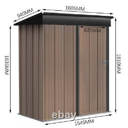 Durable Garden Galvanized Steel Flat Tool Storage Outdoor Shed Tool House
