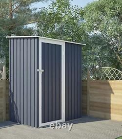 Evre 6ft Storage Outdoor Patio Garden Shed With Lockable Door