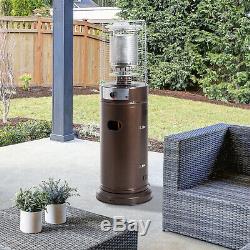 Freestanding Outdoor Gas Patio Heater 5-11kW Metal Casing Garden Patio