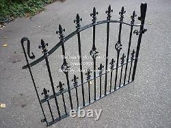 French Garden Gate 46 Op 3ft Tall Heavy Ornate Small Wrought Iron Metal Anysize