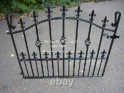 French Garden Gate 46 Op 3ft Tall Heavy Ornate Small Wrought Iron Metal Anysize