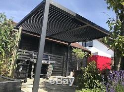 Galaxy Style Roof Pergola SunshadeHot Canopy, Permanent Garden Awning Gazebo