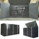 Galvanized Metal Large Storage Garden Bike Shed Unit Tools Bicycle Store Uk