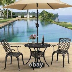 Garden Chairs Metal Bistro Chairs Set of 2 Patio Aluminum Chairs Dining Chairs