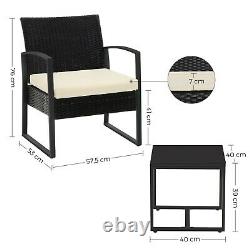 Garden Furniture Set Patio Set Outdoor Patio Furniture 2Chairs 1Table GGF010M02