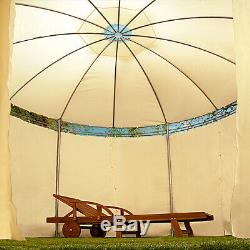 Garden Gazebo Ø350cm Round Party Tent Outdoor Marquee Wedding Pop Up Canopy