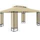 Garden Gazebo 3x4m Marquee Bbq Party Tent Canopy Outdoor Patio Steel Frame Large