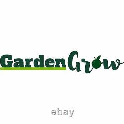 Garden Grow 3m x 2m Polytunnel Powder Coated Steel Metal Framed Greenhouse NEW